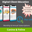Digital Education Subscription - Dog & Cat