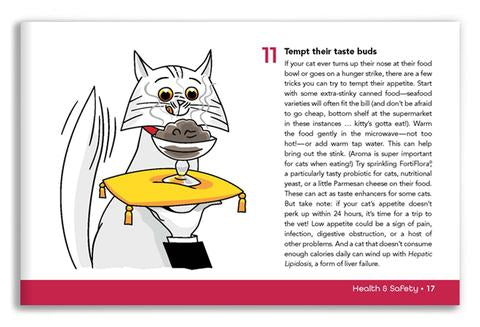 Cat eating tip - Cat Health and Safety Books
