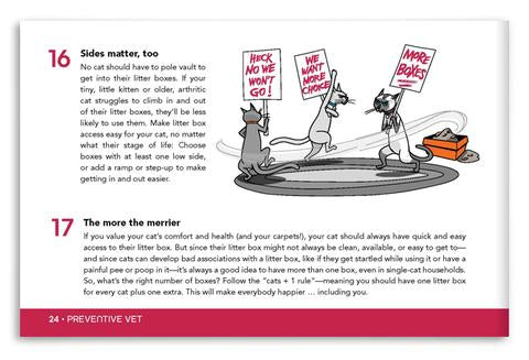 Cat litter box tip - Cat Health and Safety Books