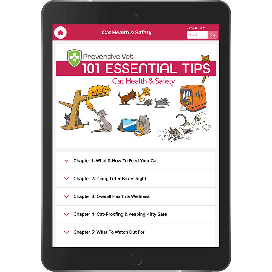Cat Tips Guide 101 Essential Tips Digital Book – Cat Health & Safety – Preventive Vet
